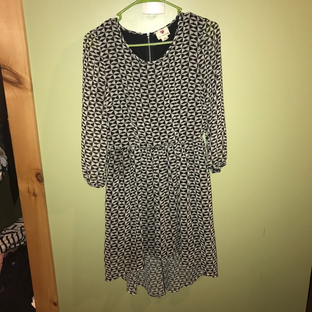 Mini high/low dress